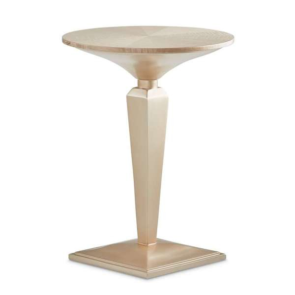 Mesa de Té Redonda con Pedestal Malibu Crest - Image 2