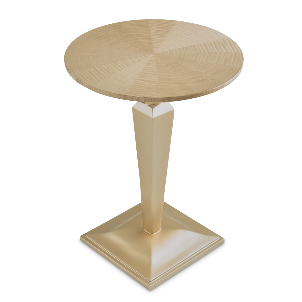 Mesa de Té Redonda con Pedestal Malibu Crest