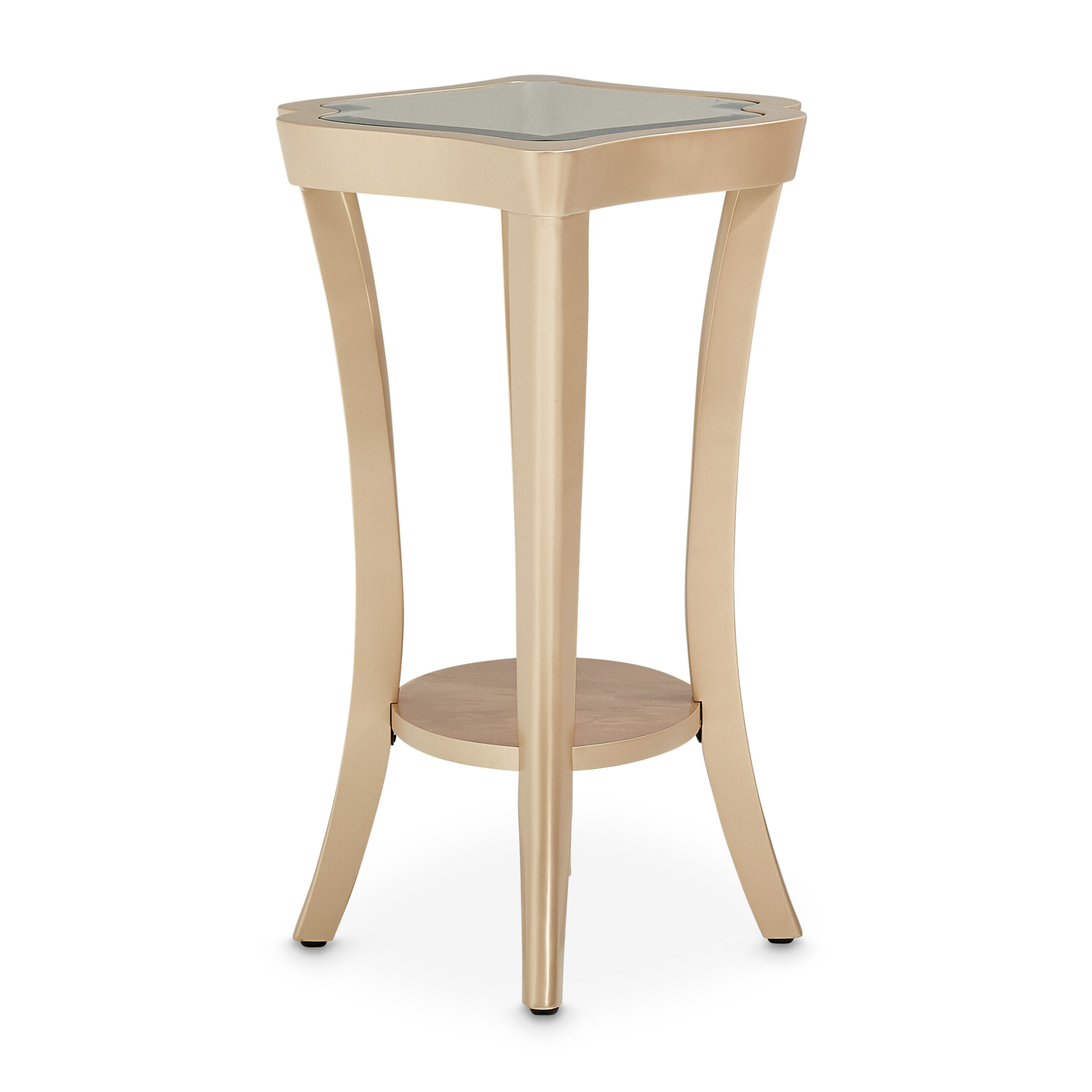 Mesa Auxiliar con Tapa de Cristal Malibu Crest - Image 4