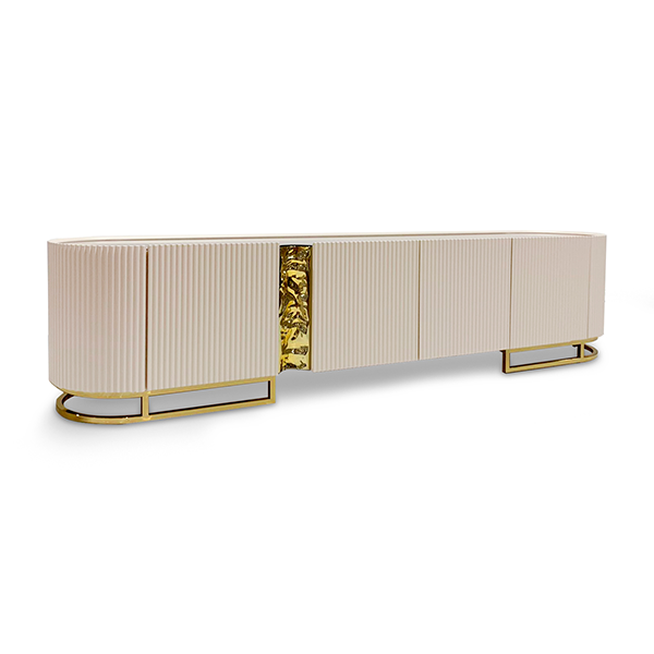 Mueble de Tv Crema Mate Lisbon - Image 2