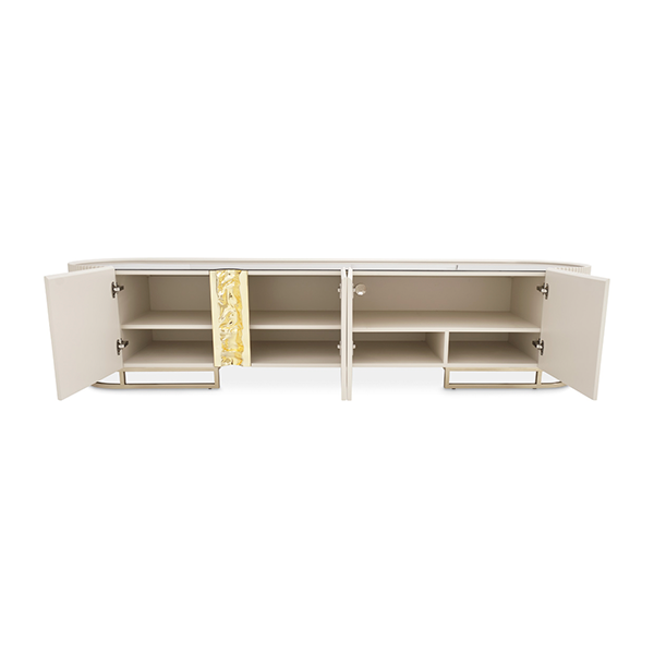 Mueble de Tv Crema Mate Lisbon - Image 3